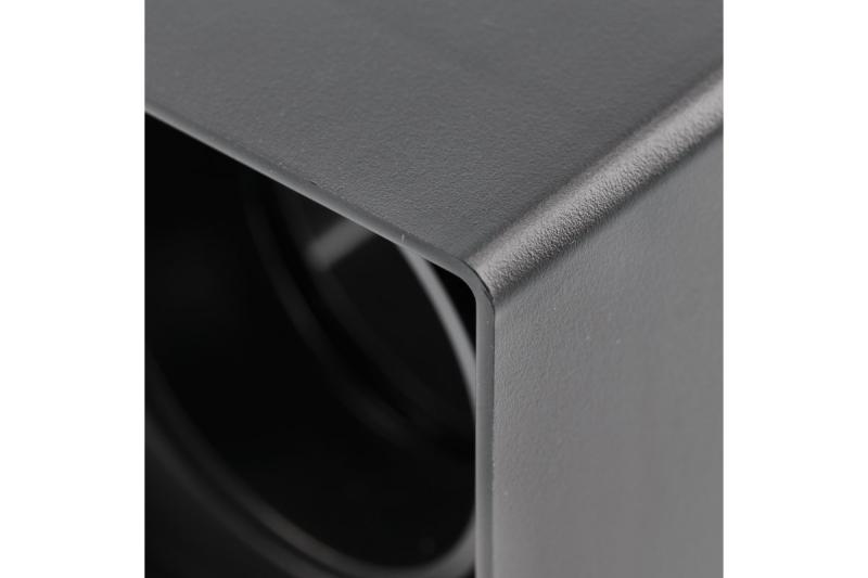 Decor Luminaire de plafond RESTO PC 80x80x125mm IP20 max 20W carré noir 1208963987