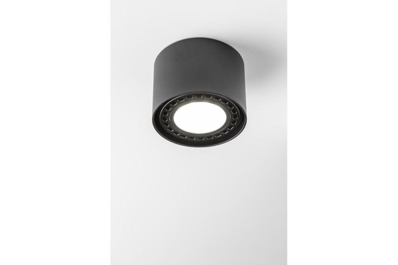 Decor Luminaire de plafond SAKURA alum. 120x85 IP20 ES111 GU10 rond noir. 1208963989