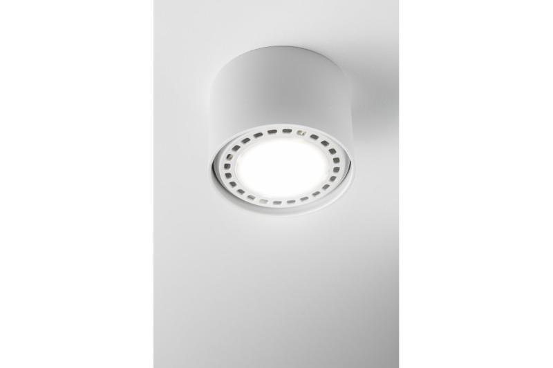 Decor Luminaire de plafond SAKURA alum. 120x85 IP20 ES111 GU10 rond blanc. 1208963990