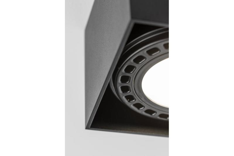 Decor Luminaire de plafond SAKURA alum. 120x120x85 IP20 ES111 GU10 carré noir. 1208963991
