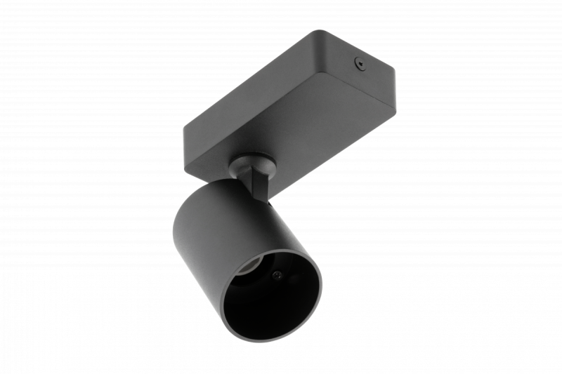 Decor Applique murale SANTO en aluminium IP20 max. 20W ronde unique noire. 1208963993