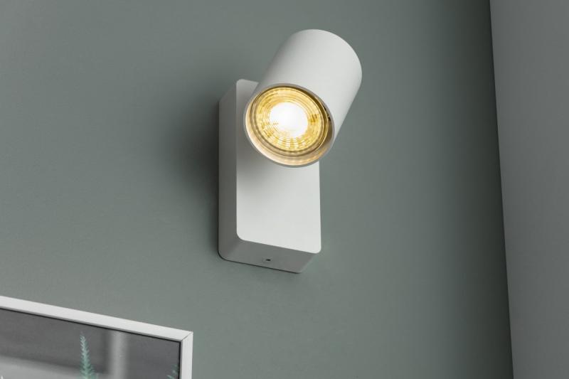 Decor Applique murale SANTO en aluminium IP20 max. 20W ronde unique blanche. 1208963994