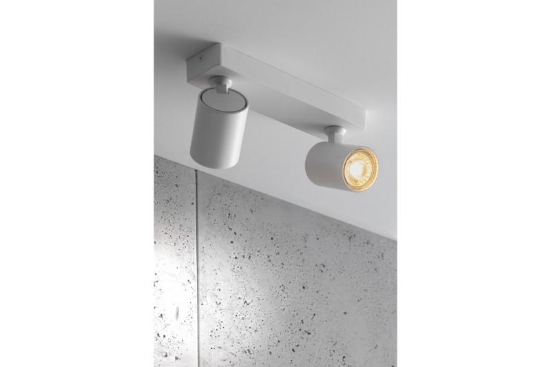 Decor Luminaire de plafond SANTO en aluminium IP20 max. 20W*2 double rond blanc. 1208963998