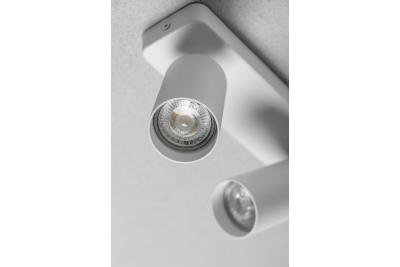 Decor Luminaire de plafond SANTO BIS en aluminium IP20 max. 20W*2 double rond blanc. 1208964000
