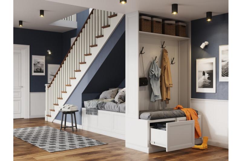 Decor Luminaire de plafond TENSA alum. 96x140 IP20 GU10 rond noir. 1208964018