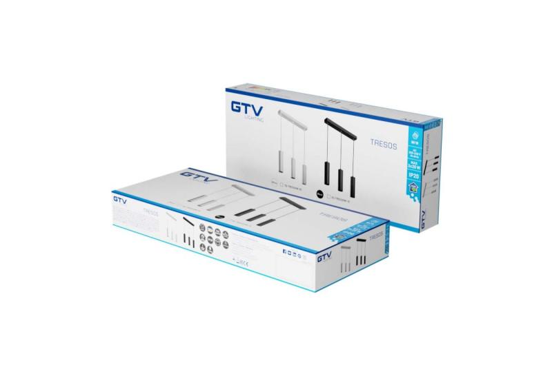 Decor Lampe suspendue TRESOS 3xGU10 en aluminium IP20 max. 3x20W blanc. 1208964029