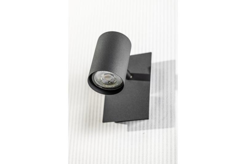 Decor Luminaire de plafond VENETO IP20 max. 20W 1 x GU10 rond noir 1208964036
