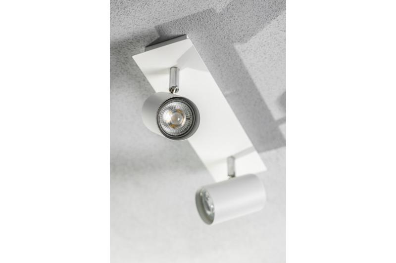Decor Luminaire de plafond VENETO IP20 max. 20W 2 x GU10 rond blanc. 1208964037