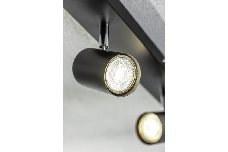 Decor Luminaire de plafond VENETO IP20 max. 20W 5 x GU10 rond noir. 1208964044