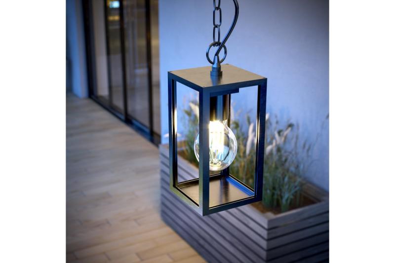 Decor Luminaire de jardin suspendu VENTANA-H E27 MAX.20W IP54 AC220-240V 50-60Hz noir 1208964047