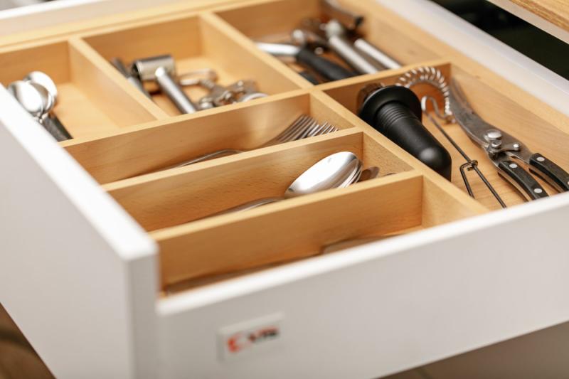 Décor Cutle Range-couverts Cuisine Ajustable Insert pour Armoires de 600-1000mm 1208966291