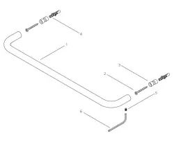 Waterevolution porte-serviettes Flow 60 cm cuivre A112CPE