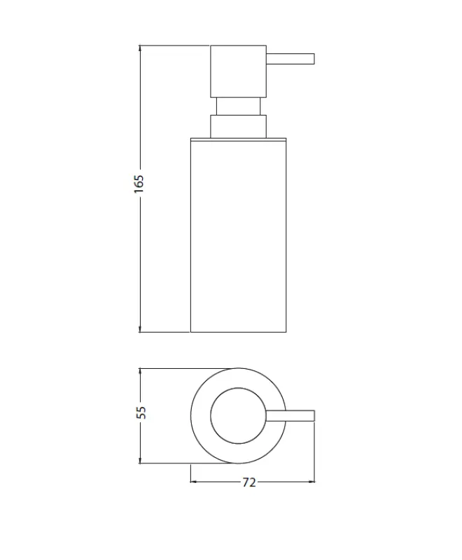 Waterevolution Deep distributeur de savon autonome en laiton A225LE
