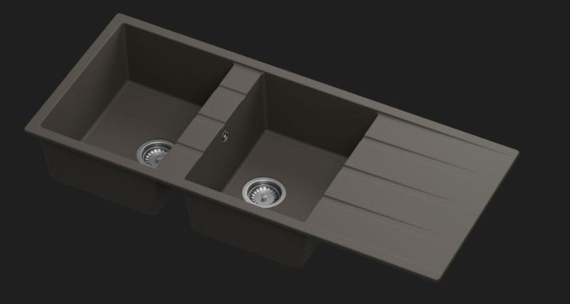 GraniteMy Universel échantillon de couleur d'éviers en quartz granite Café 1208967248