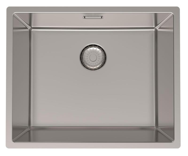 Évier en inox Pure.Sink Prestige 50x40cm,montage sous-plan,à fleur,en surface PPG5040-02
