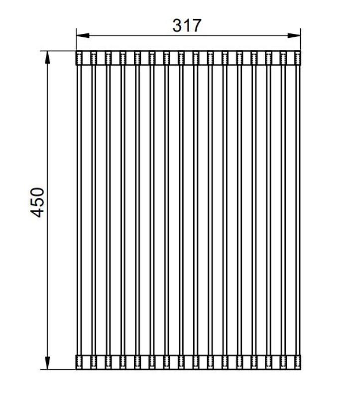 Pure.Sink Prestige égouttoir pour évier en inox PPGRM40-02
