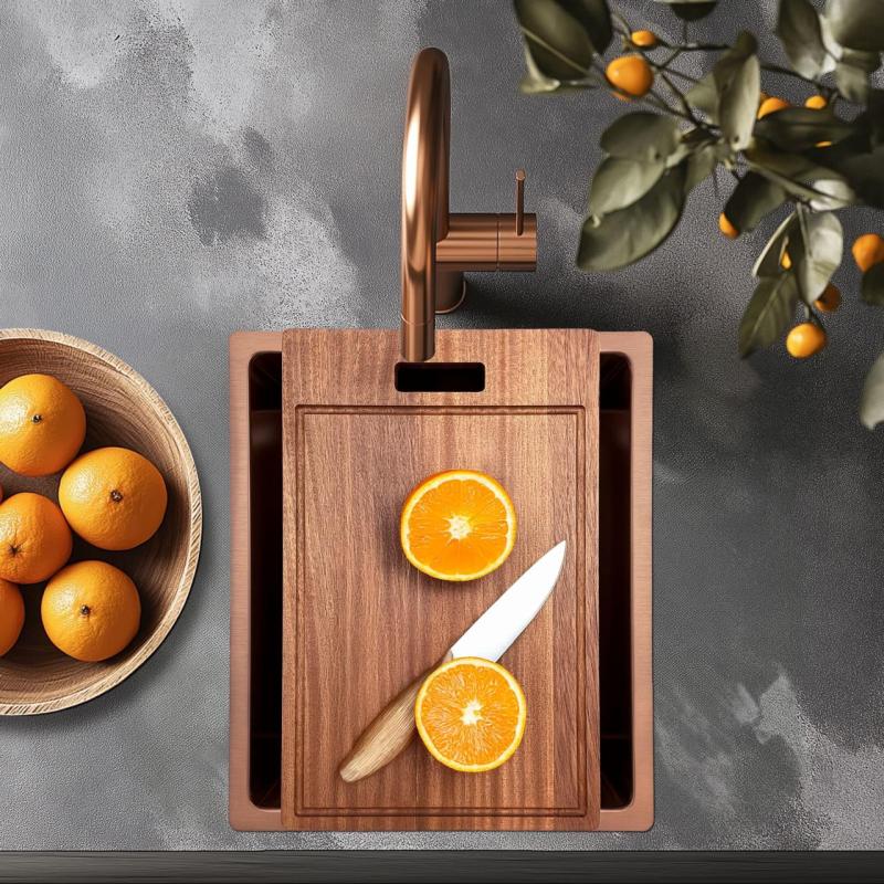 Planche à découper en bois Pure.Sink Prestige PPGCB40-23