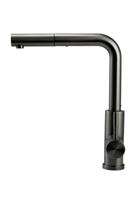 Pure.Sink Elite Steel Spark-S robinet de cuisine PVD Gun Metal avec bec extractible PS8041-61
