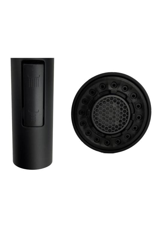 Robinet de cuisine Pure.Sink Elite Steel Stream-S en inox avec bec rétractable PS8045-02.