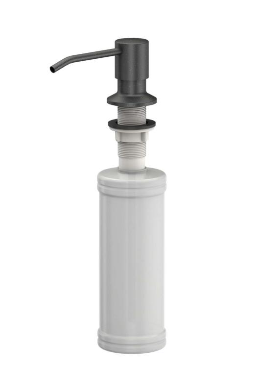 Distributeur de savon encastré Quadri Manchester Anthracite - Rechargeable par le dessus 1208967656