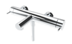 Waterevolution Flow mitigeur de douche à deux voies avec douchette chrome T130N01