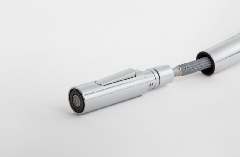 Franke Pescara J Mitigeur Monocommande Noir avec Bec Extractible et Fonction Pulvérisation 115.0575.968