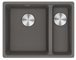 Franke Maris MRG 260-34-15 Fragranite Slate Grey Évier Côté Gauche Gris Foncé Installation à fleur 135.0714.635
