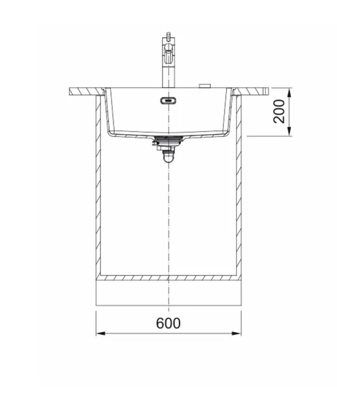 Franke Maris MRG 110-52 Fragranite Ardoise Gris Évier - Sous-structure, Gris foncé 125.0714.603