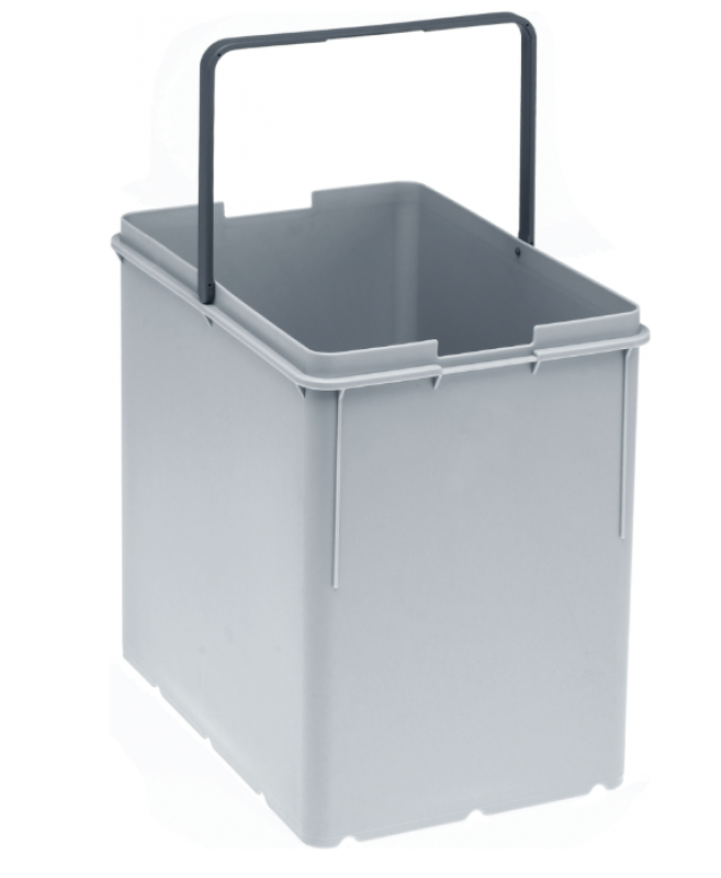 Franke Seau Rectangulaire en Plastique - 14 Litres pour Cube 40 Système de Tri des Déchets 133.0023.966