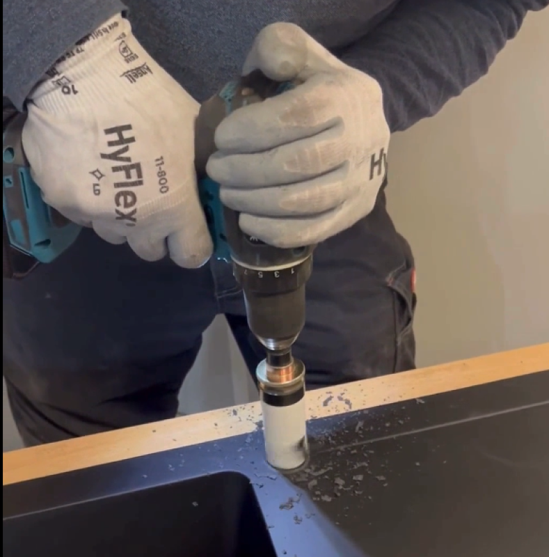 Hoegert Set de Scies Cloche en Acier au Carbone 14 pièces.