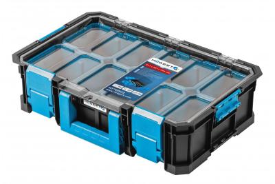 Organisateur Hoegert avec couvercle en polycarbonate et bacs