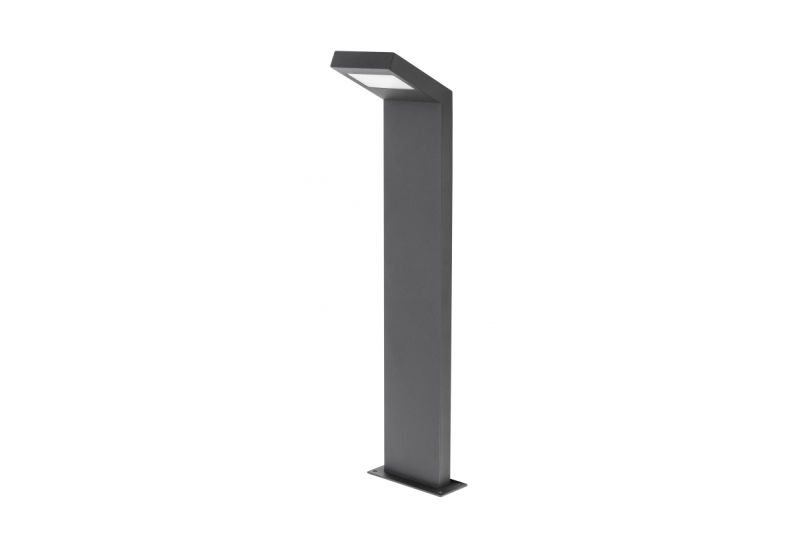 Luminaire de jardin LONDON LED, 10W, 720lm, IP54, AC220-240V, 50/60Hz, 4000K, poteau droit, 58 cm, noir