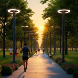 Luminaire de rue et de parc ORLANDO, LED, 100W, 10000lm, 4000K, AC180-250V, IP65, 5y