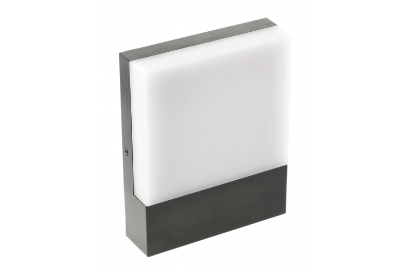 Luminaire LED SARO 9W, 900lm, IP54, AC220-240V, 50/60Hz, 4000K, noir