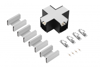 Connecteur + VINEA, LED, Noir