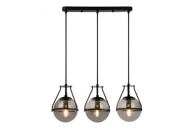 Luminaire de plafond DROP 3, 7134, AC220-240V, 50/60Hz, 3*E27, max.25W, longueur 68 cm, noir