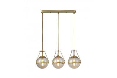 Luminaire de plafond DROP 3, 6335, AC220-240V, 50/60Hz, 3*E27, max.25W, longueur 68 cm, or