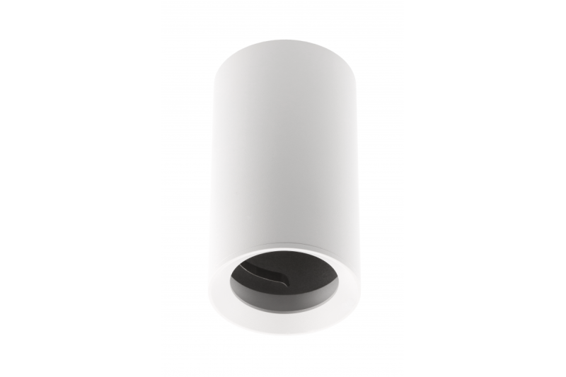 Plafonnier TIPO alum, 65X115, IP20, max 50W, rond blanc