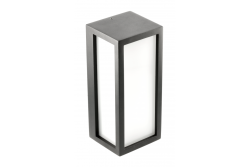 Luminaire de façade VASTI, E27, MAX. 12W, IP54, AC220-240V, 50/60Hz, noir