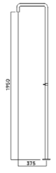 Waterevolution Flow colonne de douche avec mitigeur en inox T146IE