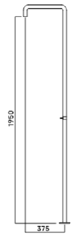 Colonne de douche Waterevolution Flow avec mitigeur light gold T146WGE