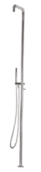 Waterevolution Flow colonne de douche avec mitigeur et douchette Gun Metal T147GME