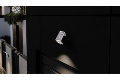 Luminaire solaire avec détecteur de mouvement et crépusculaire DAVOS, LED, 1000lm, 4000K, 2000mAh, IP54, blanc