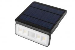 Luminaire solaire avec capteur de mouvement et crépusculaire DAVOS, LED, 1000lm, 4000K, 2000mAh, IP54, noir