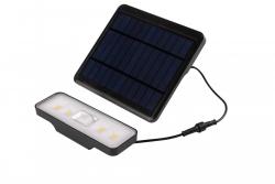 Luminaire solaire avec capteur de mouvement et crépusculaire DAVOS, LED, 1000lm, 4000K, 2000mAh, IP54, noir
