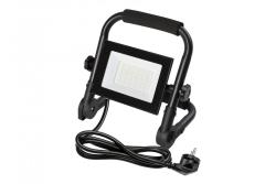 NELI Projecteur Portable, LED, 30W, 2700lm, 6400K, AC220-240V, IP65, câble de 1.5m