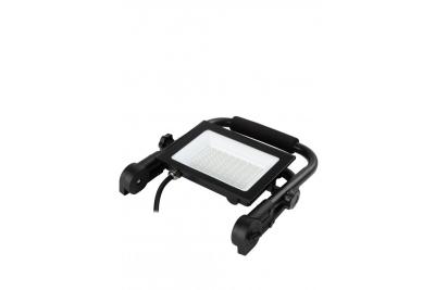NELI Projecteur Portable, LED, 50W, 4500lm, 6400K, AC220-240V, IP65, câble de 1,5m