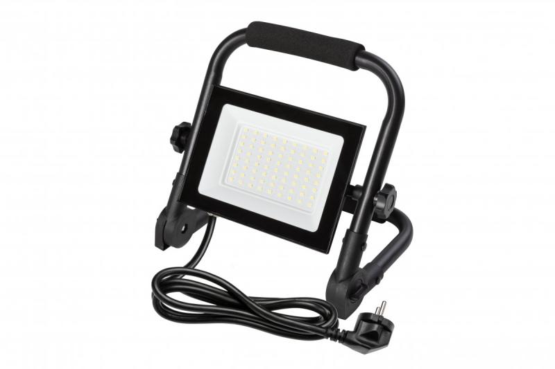 NELI Projecteur Portable, LED, 50W, 4500lm, 6400K, AC220-240V, IP65, câble de 1,5m