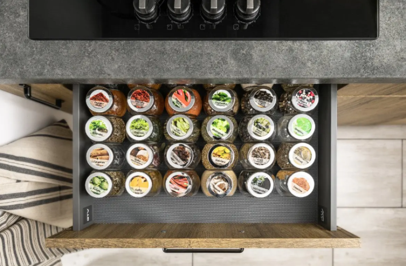 Décor Cutle Tapis de Cuisine Antidérapant 480x5000mm Anthracite 1208969949