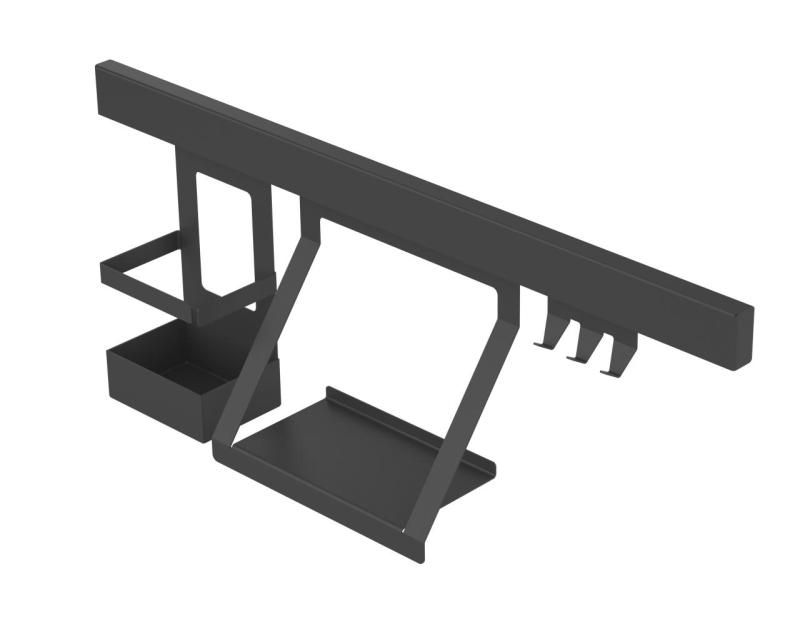 Epka Luxion Rail de Cuisine 60 cm Métal avec Fixation Cachée Noir 1208969959